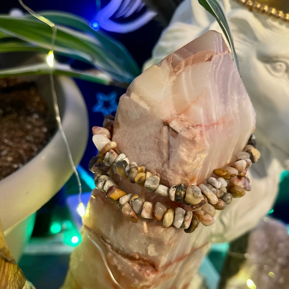 Picture Jasper Gemstone Bracelet